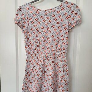 GapKids Girls Spring/Summer Floral Print Short Slleve Dress Size XL